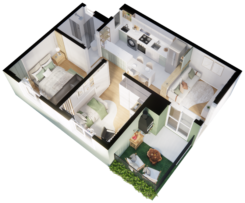 Planta Apartamento Térreo